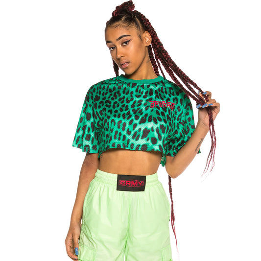 Grimey Girl Yanga Mesh Crop Top SS20 Grün