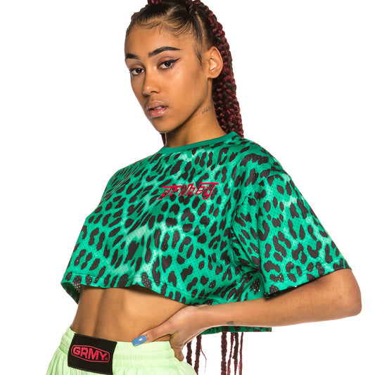 Grimey Girl Yanga Mesh Crop Top SS20 Grün