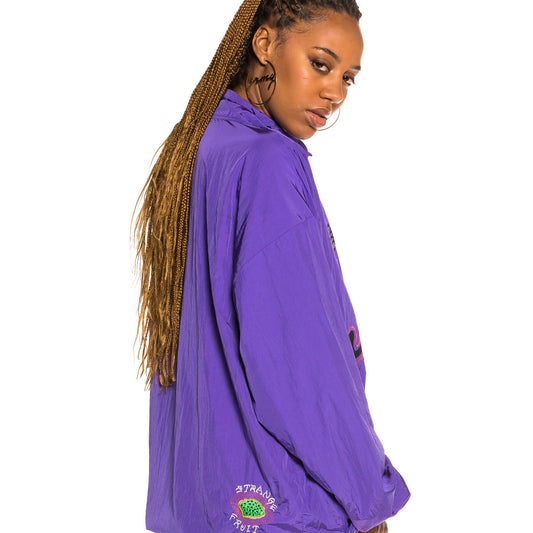 Grimey „Strange Fruit“ Unisex-Regenmantel – Lila | Frühling 21