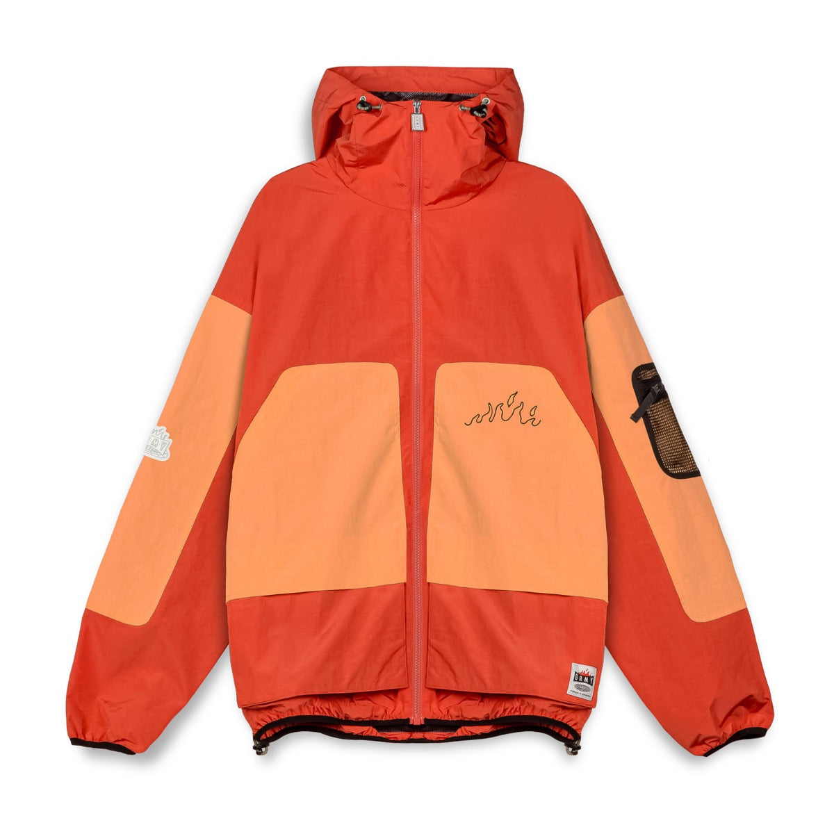 Chaqueta GRIMEY BACK AT YOU ZIP ANORAK RED | FW23 – Grimey