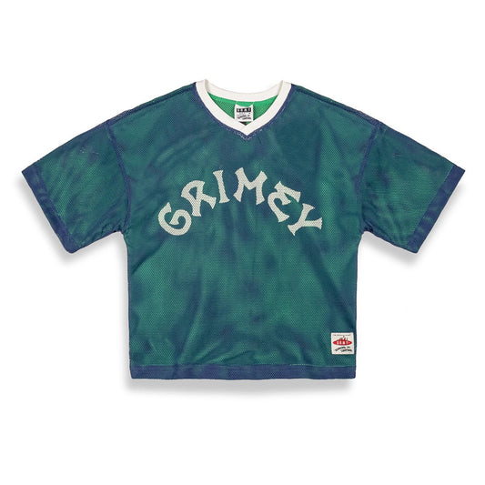 Camiseta Grimey Sweet Science Reversible Mesh Boxy V Neck Navy