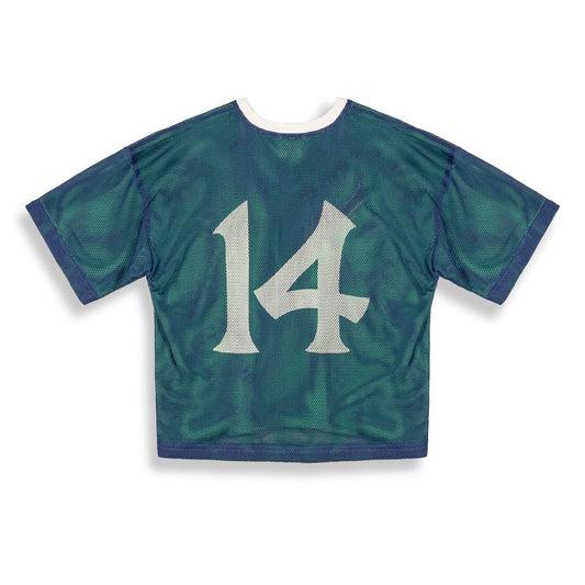 Camiseta Grimey Sweet Science Reversible Mesh Boxy V Neck Navy