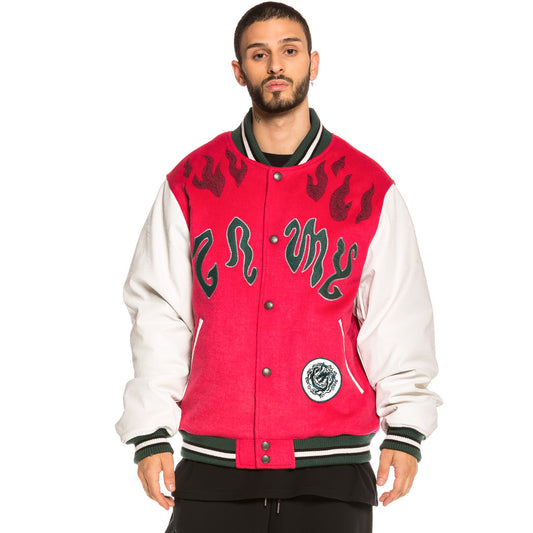 Pack Grimey Jacket + Track Pants Yoga Fire FW20 Black/Red