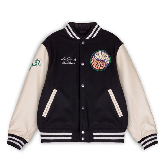 Chaqueta de Baseball Grimey "SNIPES X GRIMEY TRUE ROOTS" - Black | Fall 22
