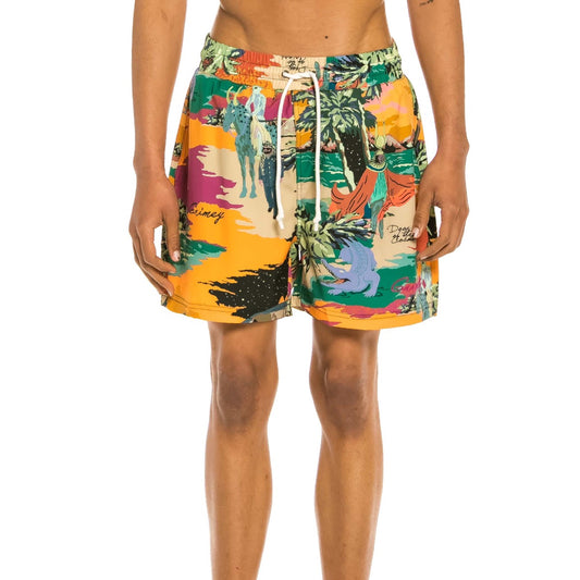 Grimey "Ocean Gateways" Swimming Shorts - Yellow | Summer 22