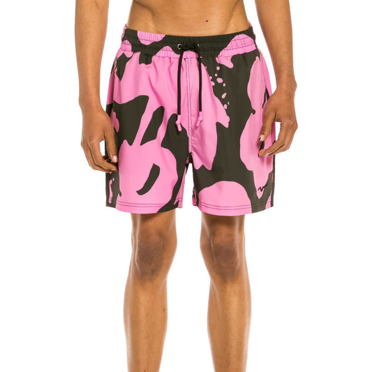 Grimey "Trespass" Swimming Short - Pink | Summer 22