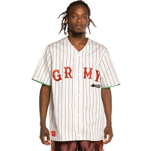 Grimey "The Loot - El botín" Baseball Jersey White | Spring 21