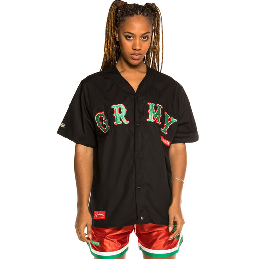 Grimey "The Loot" Unisex Baseball Jersey Black | Spring 21