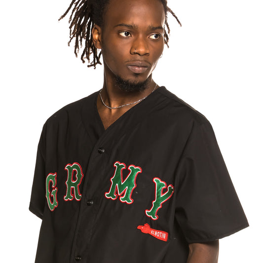 Pack Grimey Baseball Jersey + Shorts "The Loot" - Black/Red | Spring 21