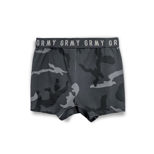BOXERS GRIMEY TUSKER TEMPLE ALL OVER PRINT - BLACK | FW23