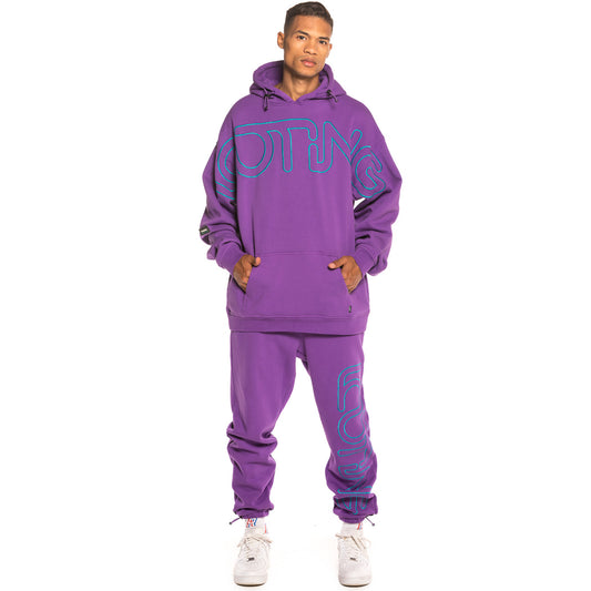 Pack Grimey Hoodie + Sweatpant Sighting in Vostok FW19 Purple