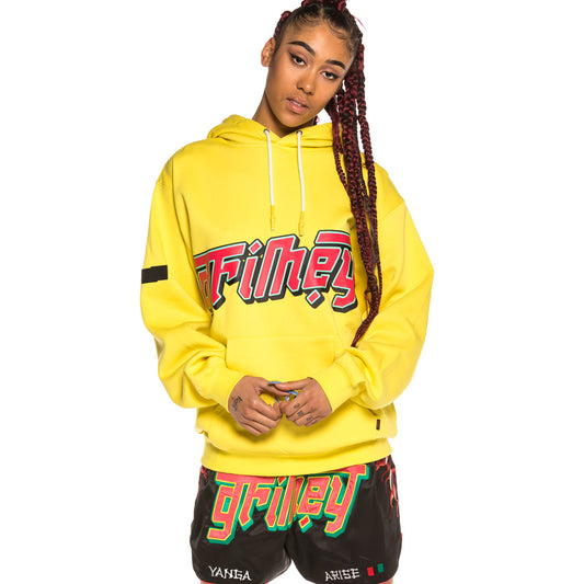 Unisex Sweatshirt Grimey Yanga Hoodie SS20 Gelb