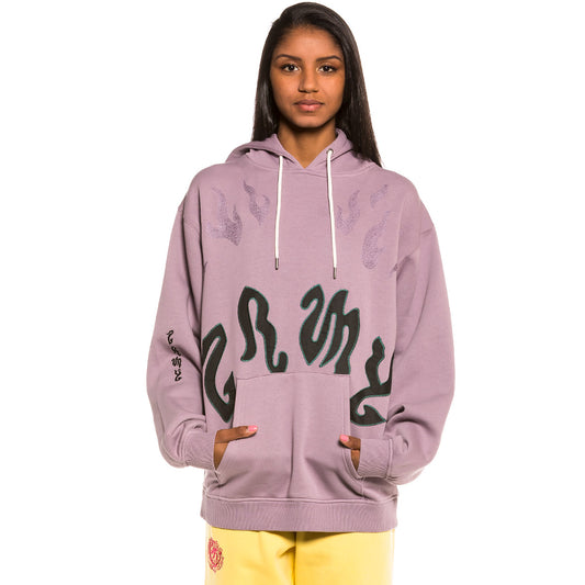 Unisex Sweatshirt Grimey Yoga Fire Hoodie FW20 Violett
