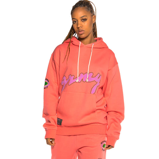 Unisex Grimey Strange Fruit Hoodie – Koralle | Frühling 21