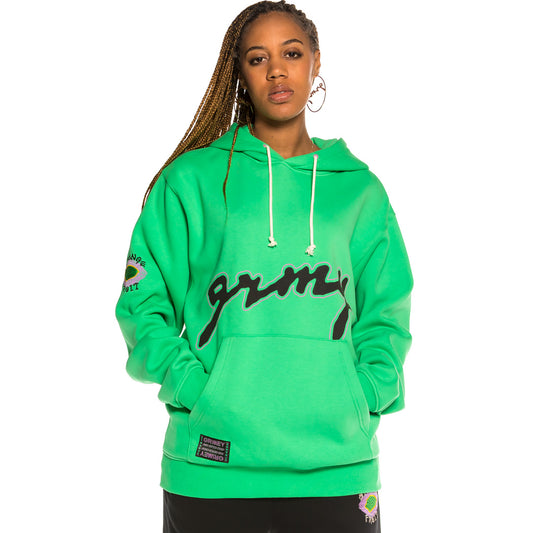Unisex Grimey Strange Fruit Kapuzenpullover – Grün | Frühling 21