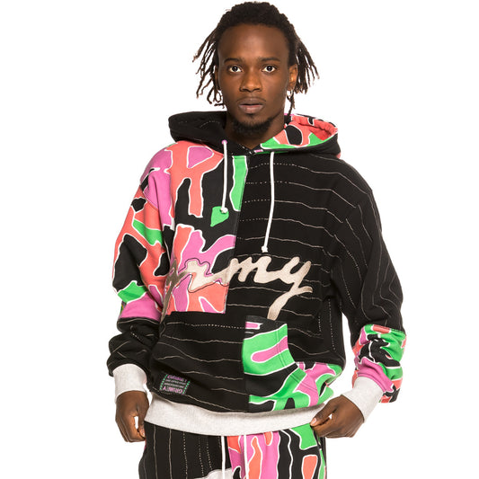 Sudadera Grimey "Strange Fruit All Over Print" Hoodie - Black | Spring 21