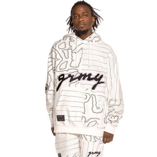 Sudadera Grimey "Strange Fruit GRMY" Hoodie - White | Spring 21