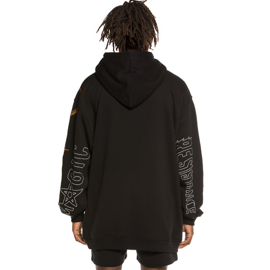 Sudadera Grimey "Liveution Magic 4 Resistance" Hoodie - Black | Spring 21