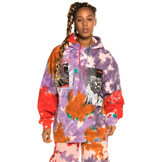 Sudadera Unisex Grimey "Liveution Magic 4 Resistance" Hoodie - Tie Dye | Spring 21