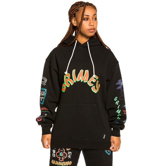 Sudadera Unisex Grimey "Destroy All Fear" Hoodie - Black | Fall 21