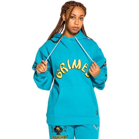 Sudadera Unisex Grimey "Destroy All Fear" Hoodie - Blue | Fall 21