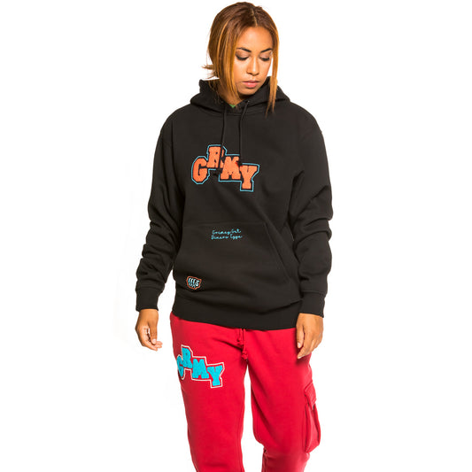 Sudadera Unisex Grimey "Singgang Junction" Hoodie - Black | Fall 21