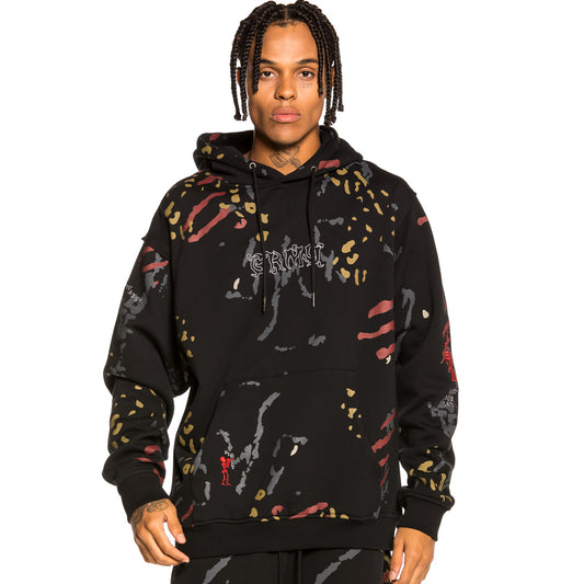 Sudadera Grimey "Jazz Thing All Over Print" Hoodie - Black | Fall 21