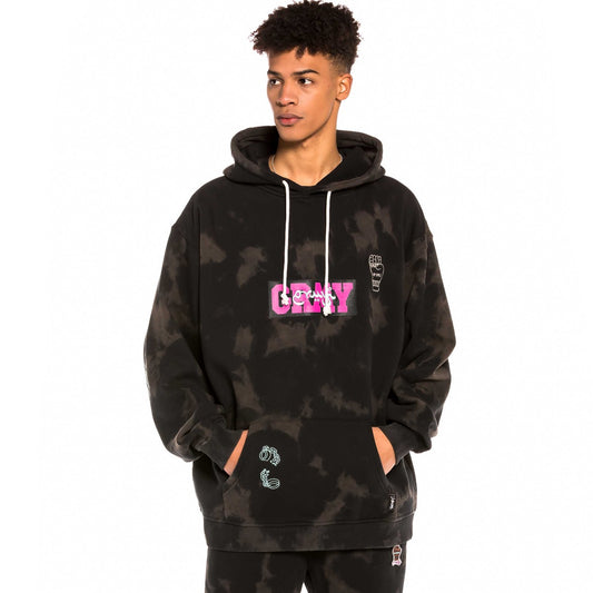 Sudadera Grimey "Day Dreamer" Hoodie - Bleached Black | Spring 22