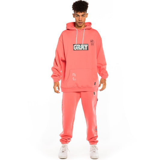 Sudadera Grimey "Day Dreamer" Hoodie - Coral | Spring 22