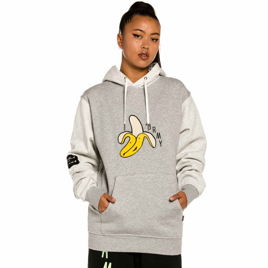 Sudadera Unisex Grimey "Jungle Punch Banana" Hoodie - Sport Grey | Spring 22