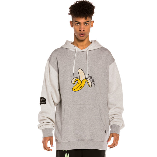 Sudadera Grimey "Jungle Punch Banana" Hoodie - Sport Grey | Spring 22