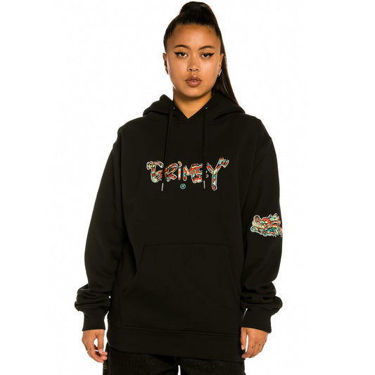 Sudadera Unisex Grimey "Nine Winds" Hoodie - Black | Spring 22