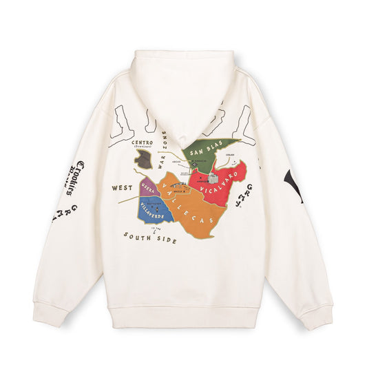 Sudadera Unisex Grimey "PASION GAMBERRA (GP X GRMY)" Hoodie - White | Fall 22