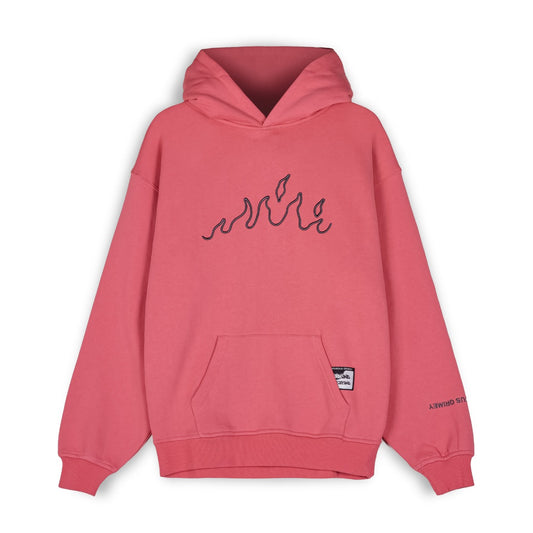 Grimey "SNOW FOX" Hoodie - Koralle