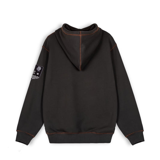 SUDADERA CAPUCHA GRIMEY FIRE ROUTE - BLACK | Spring 23