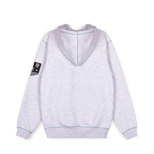 GRIMEY FIRE ROUTE UNISEX HOODIE - SPORT GREY | Spring 23