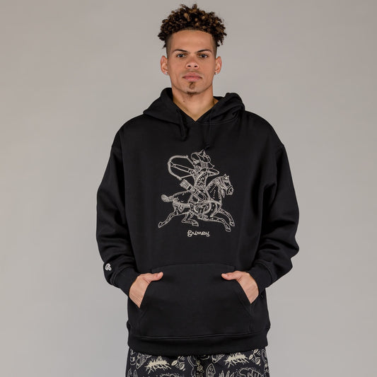 SUDADERA CAPUCHA GRIMEY THE CLOUT NUMIDIANS - BLACK | Spring 23