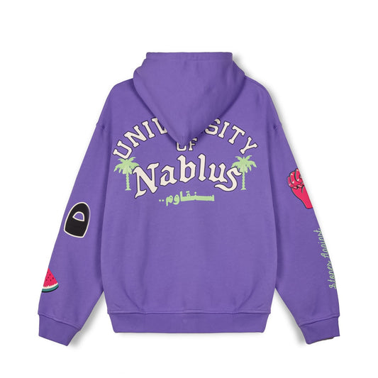 SUDADERA CAPUCHA GRIMEY NABLUS VINTAGE - PURPLE | FW23