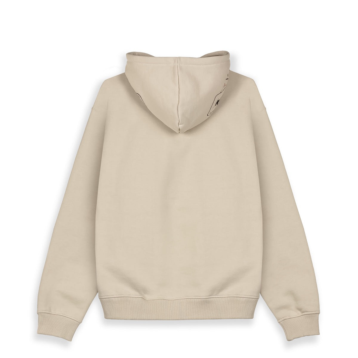 Grimey Deeper Heavyweight Vintage Hoodie Cream Cream