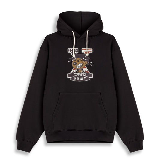 Grimey Voodoo Child Vintage Hoodie Black