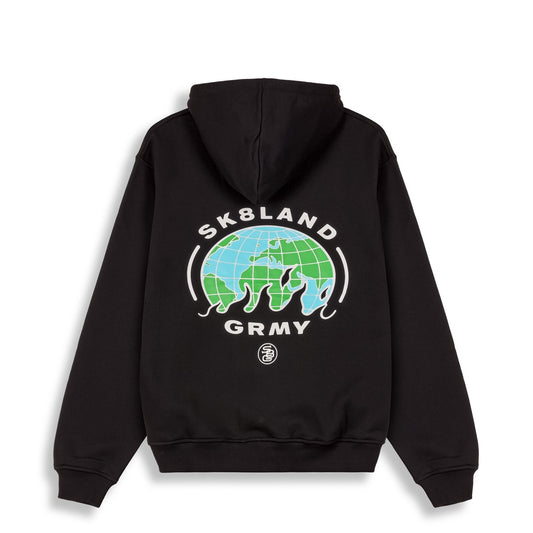 Grimey X Sk8Land Vintage Hoodie Black