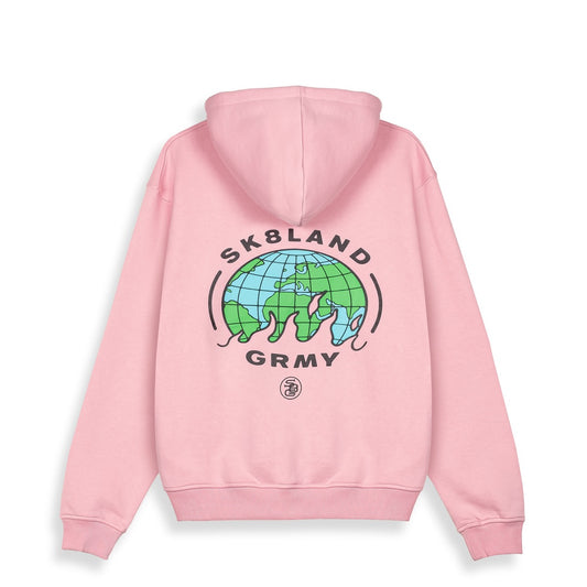 Grimey Grimey X Sk8Land Vintage Hoodie Pink