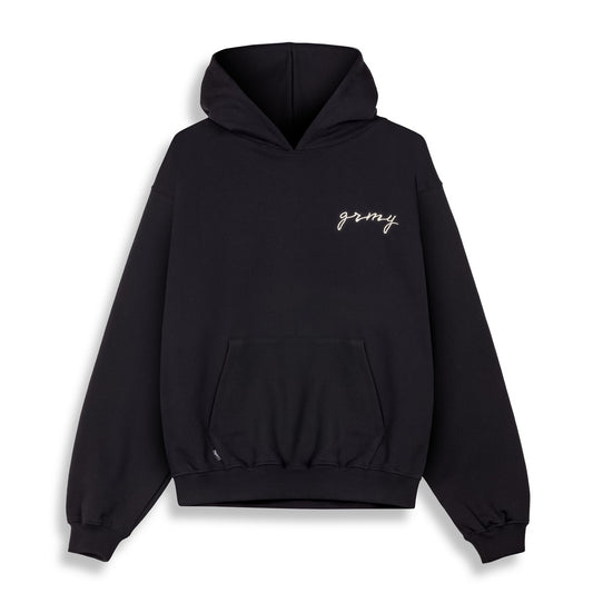 Grimey Savage Domain French Terry Boxy Hoodie Black