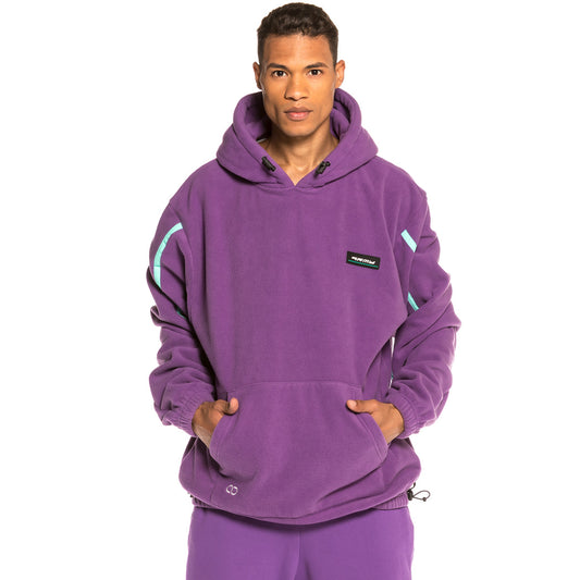 Sudadera Grimey Sighting in Vostok Polar Fleece Hoodie FW19 Purple