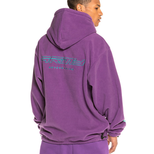 Sudadera Grimey Sighting in Vostok Polar Fleece Hoodie FW19 Purple
