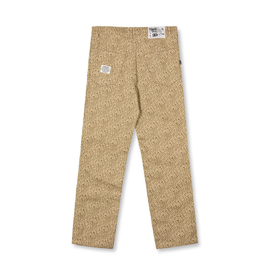 Pantalón Grimey X Sk8Land Canvas Brown