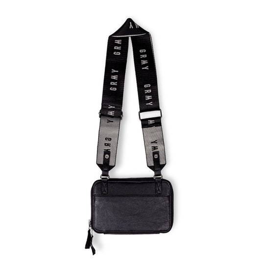 Grimey "SNOW FOX" PU Leather Handbag | Winter 22 - Black