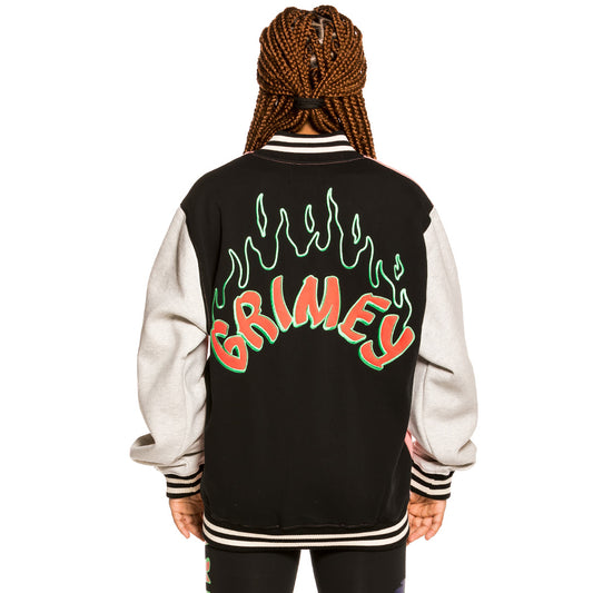 Sudadera Unisex Grimey "Destroy All Fear" Zip Crewneck - Pink | Fall 21