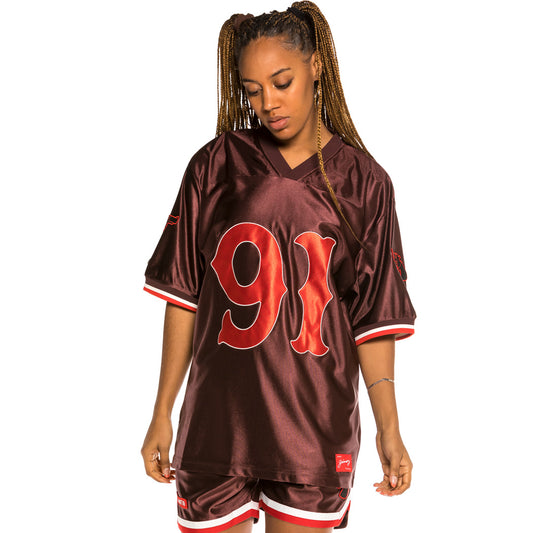 Grimey "The Loot" Unisex Football Jersey - Red | Spring 21