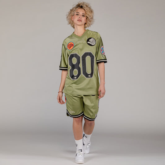 UNISEX GRIMEY THE CLOUT MESH-FUSSBALL-T-SHIRT – GRÜN | Frühling 23